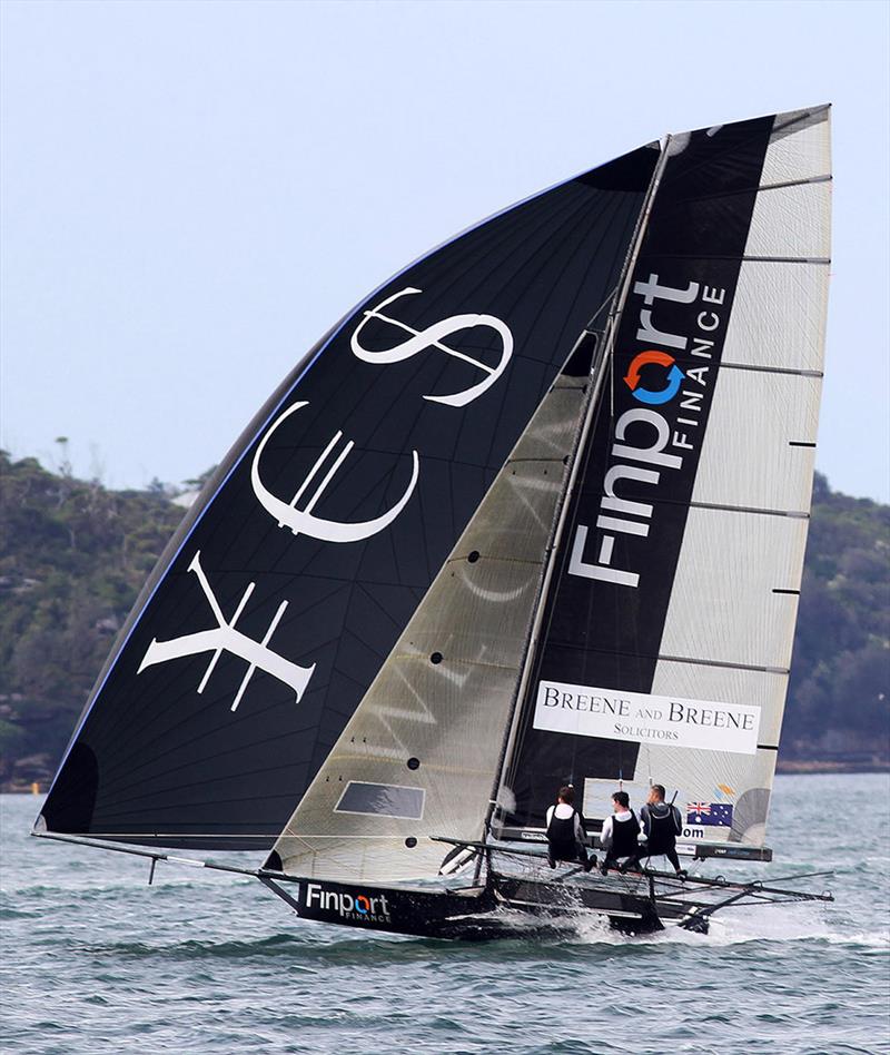 Finport Finance has a very strong team for the NSW title photo copyright Frank Quealey taken at Australian 18 Footers League and featuring the 18ft Skiff class
