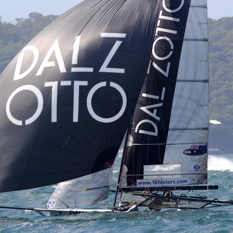 Dal Zotto team continues to improve with consistent results photo copyright Frank Quealey taken at Australian 18 Footers League and featuring the 18ft Skiff class