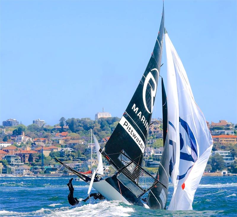 2. R Marine Pittwater - Spring Championship - November 11, 2018 photo copyright Michael Chittenden taken at Australian 18 Footers League and featuring the 18ft Skiff class