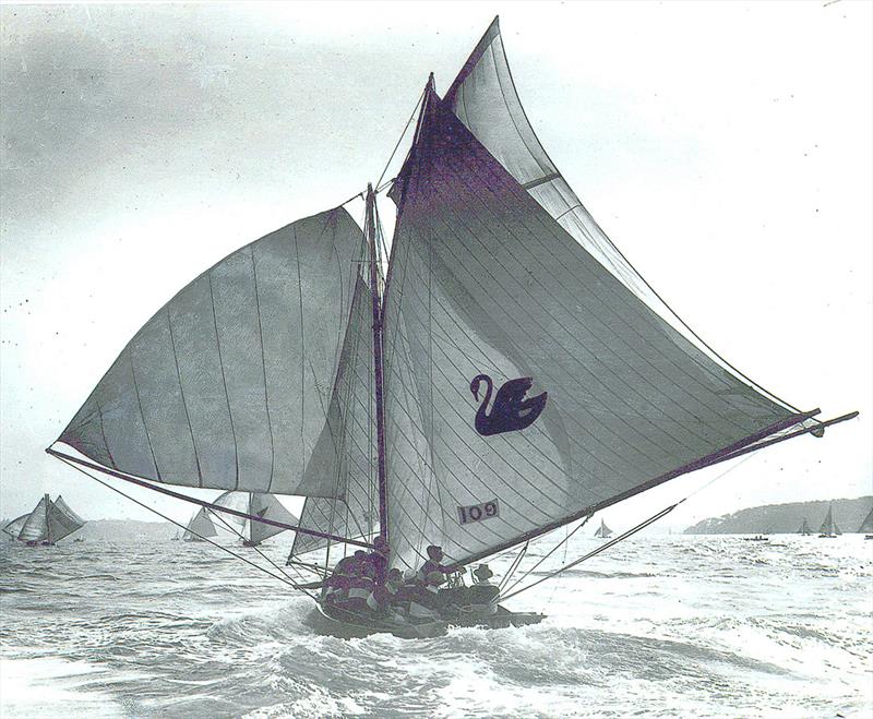 Westana, the winner of the first official Australian Championship in January 1912 photo copyright ANMM Hall collection taken at Australian 18 Footers League and featuring the 18ft Skiff class