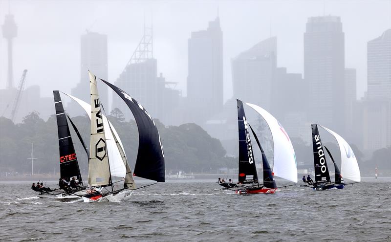 18ft Skiffs 2022 JJ Giltinan Championship Invitation Race photo copyright Michael Chittenden taken at Australian 18 Footers League and featuring the 18ft Skiff class