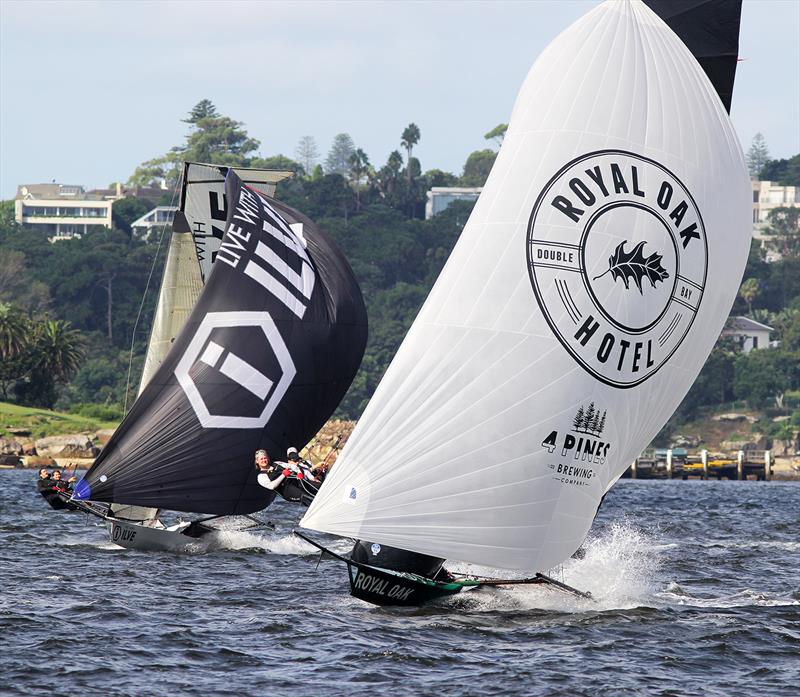 2022 18ft Skiff JJ Giltinan Championship Race 1 photo copyright Frank Quealey taken at Australian 18 Footers League and featuring the 18ft Skiff class