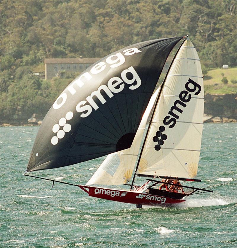 Omega Smeg fifth overall in 2003 - JJ Giltinan World Championship photo copyright Frank Quealey taken at Australian 18 Footers League and featuring the 18ft Skiff class
