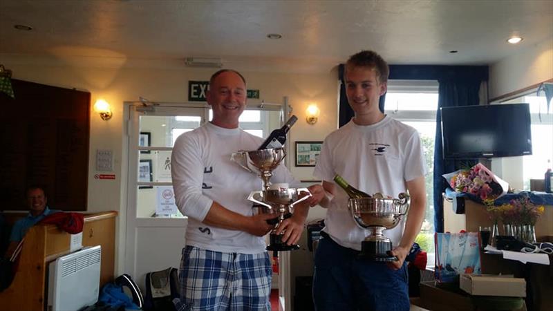 Mark Antonelli and Will Maguire win the Snipe UK Nationals at Stone Sailing Club photo copyright Iain Marshall taken at Stone Sailing Club and featuring the Snipe class