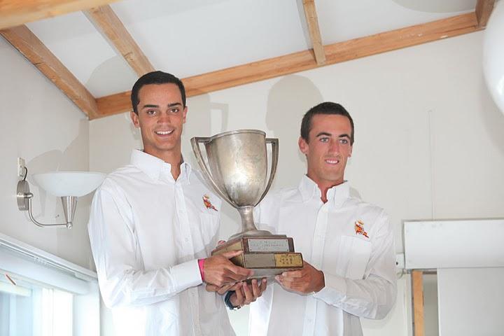 Alvaro Martinez and Mauricio Utrera from Spain won the Snipe Junior World Championships photo copyright Peter Sogaard taken at  and featuring the Snipe class
