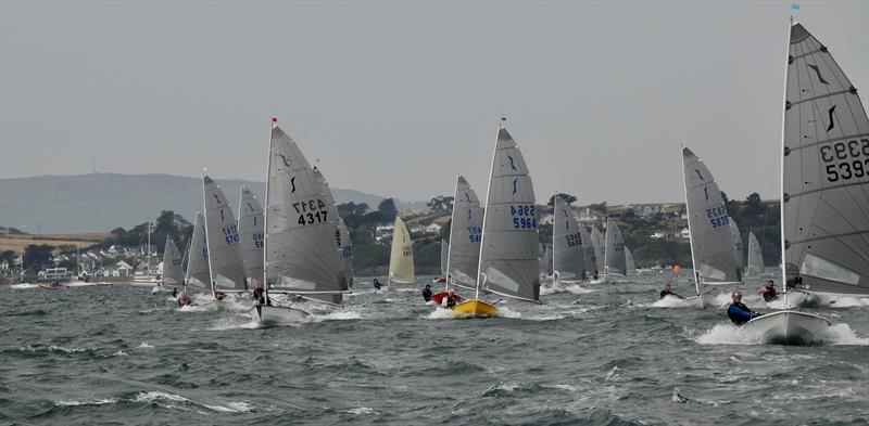 Day 4 of the Solo Nationals at Abersoch photo copyright Will Loy taken at South Caernarvonshire Yacht Club and featuring the Solo class