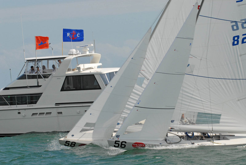 Jock Kohlhaus & Larry Scott win on day two of the 80th Bacardi Cup Star regatta photo copyright Alex Gort taken at  and featuring the Star class