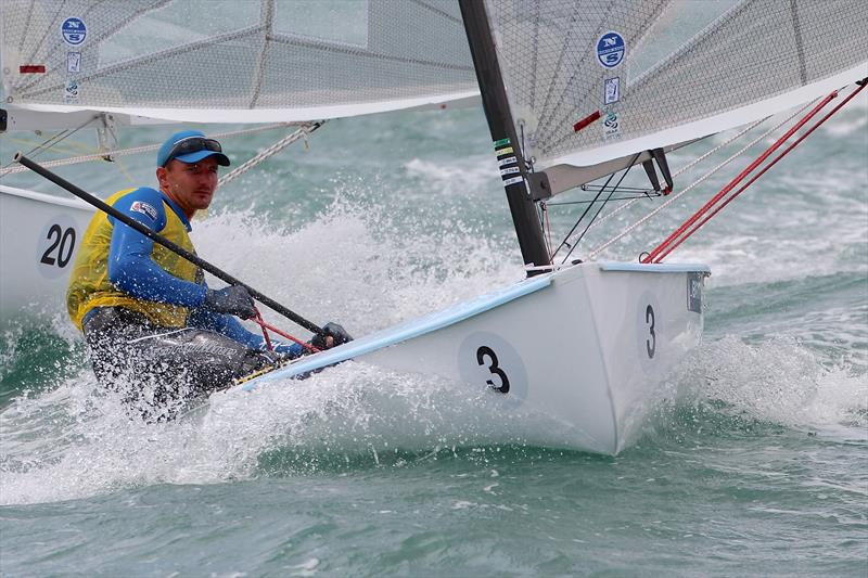 Giles Scott racing his Devoti D-Fantastica Finn photo copyright Suntouched Sailboats taken at  and featuring the  class