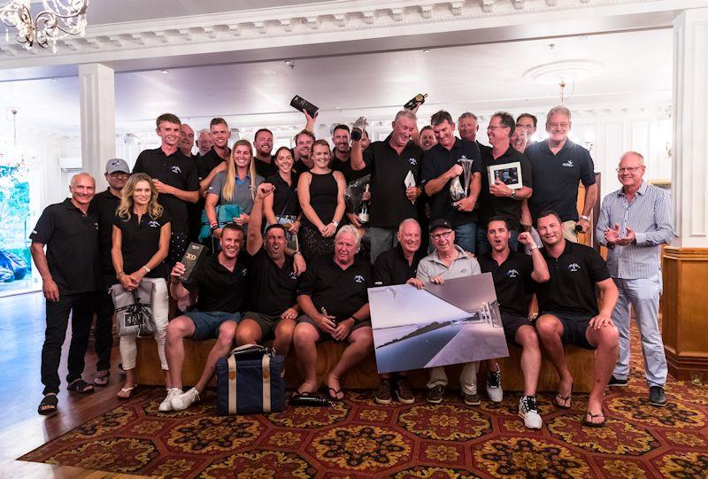 Tawera win the New Zealand Millennium Cup photo copyright Jeff Brown taken at  and featuring the Superyacht class