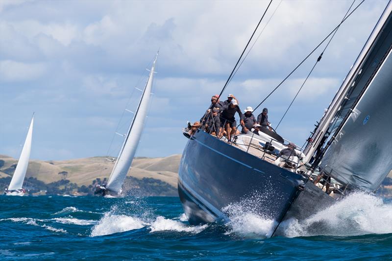 Mastercard Superyacht Regatta - Day 1, February 24, 2021 photo copyright Jeff Brown taken at Royal New Zealand Yacht Squadron and featuring the Superyacht class