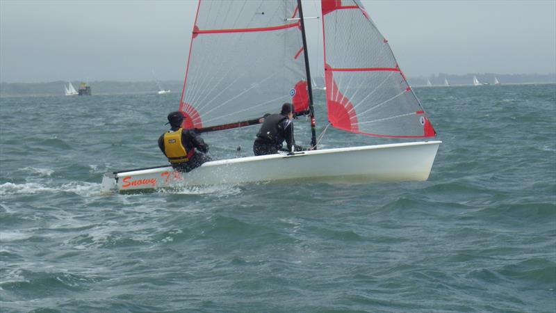 Richard Russell & Sylvia Weger during LTSC Sunday Early Summer Points Series race 5 photo copyright David Ellis taken at Lymington Town Sailing Club and featuring the Tasar class