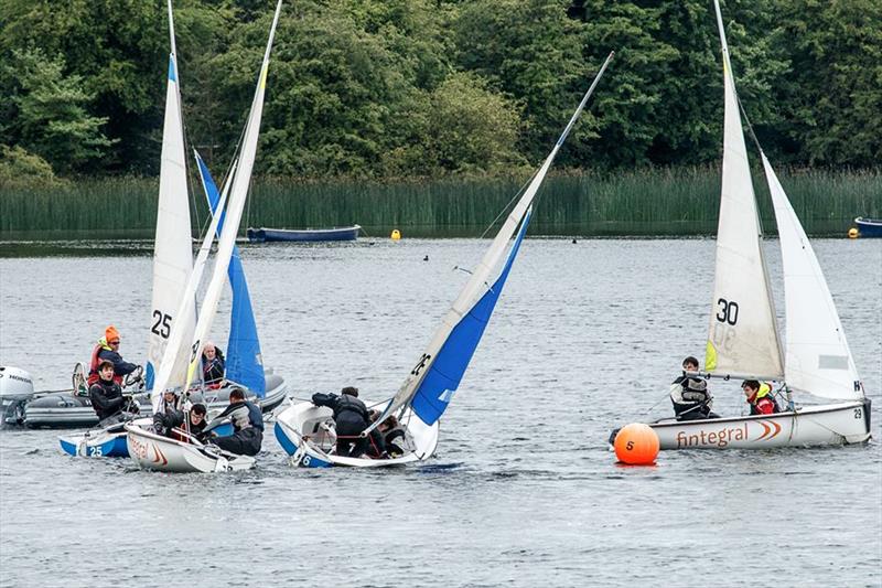 Birmingham's Old Joe University Team Racing Event photo copyright Jeremy Western taken at South Staffordshire Sailing Club and featuring the Team Racing class