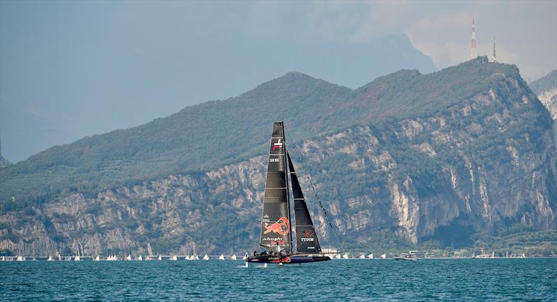 2022 TF35 Malcesine Cup day 1 photo copyright Loris Von Siebenthal taken at Fraglia Vela Malcesine and featuring the TF35 class