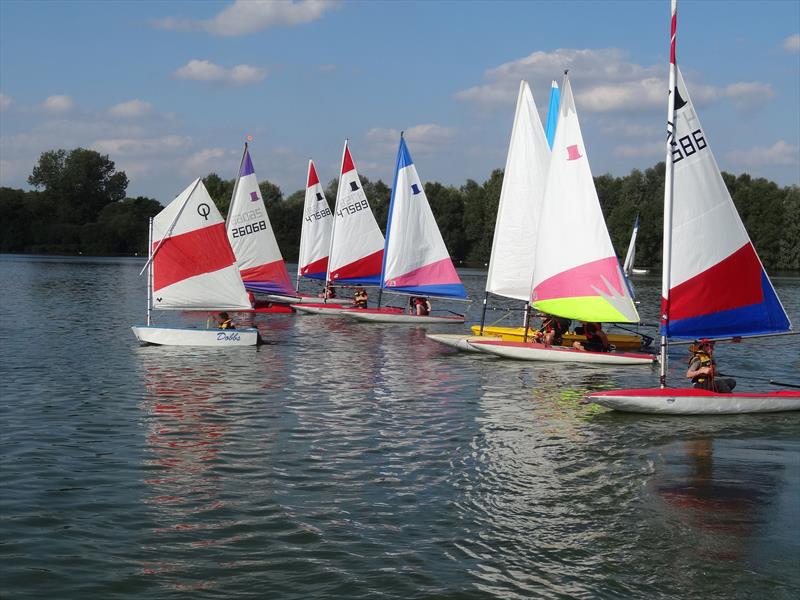 SESCA Junior Regatta photo copyright SESCA taken at St Edmundsbury Sailing & Canoeing Association and featuring the Topper class