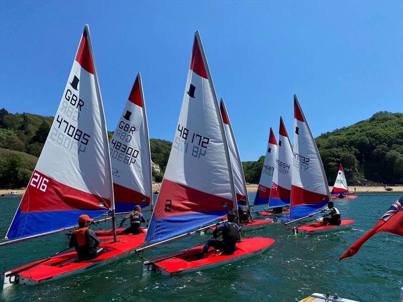 Salcombe Topper Open photo copyright Graham Cranford Smith taken at Salcombe Yacht Club and featuring the Topper class