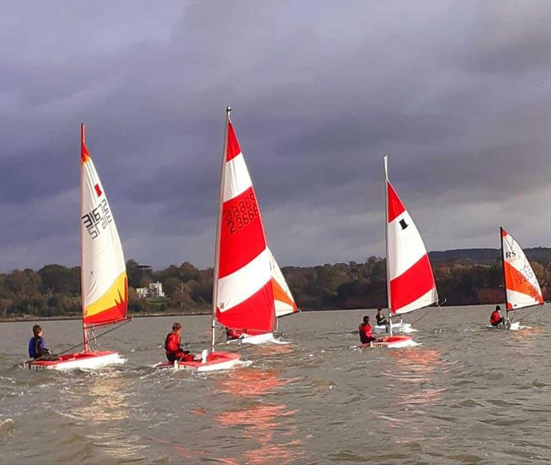 Junior winter training at Starcross Yacht Club  photo copyright Freya Ballenttyne taken at Starcross Yacht Club and featuring the Topper class