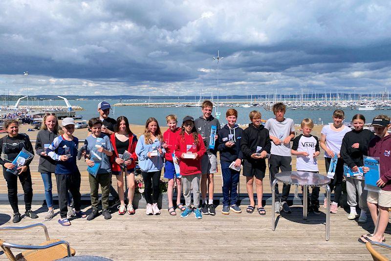 Lots of prisewinners in the ITCA Topper Super South Championship at Weymouth photo copyright Roger Cerrato taken at Weymouth & Portland Sailing Academy and featuring the Topper class