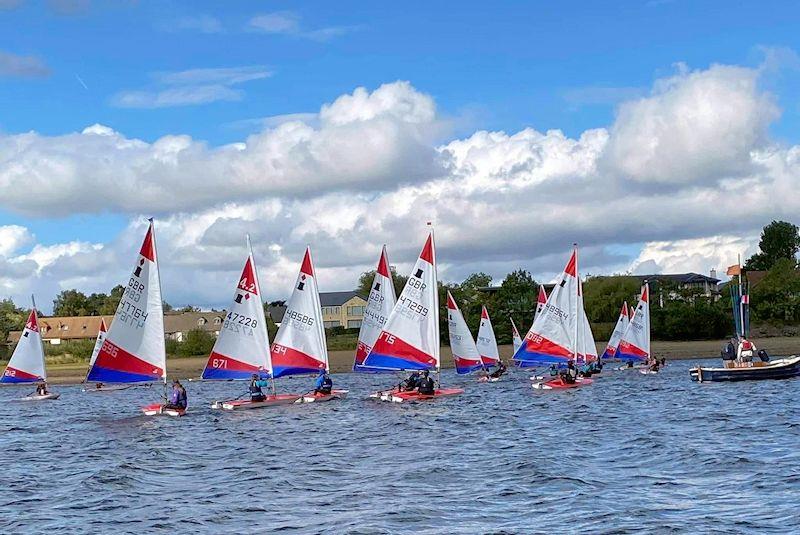 Topper North Travellers at Hollingworth photo copyright Peter Bramwell taken at Hollingworth Lake Sailing Club and featuring the Topper class