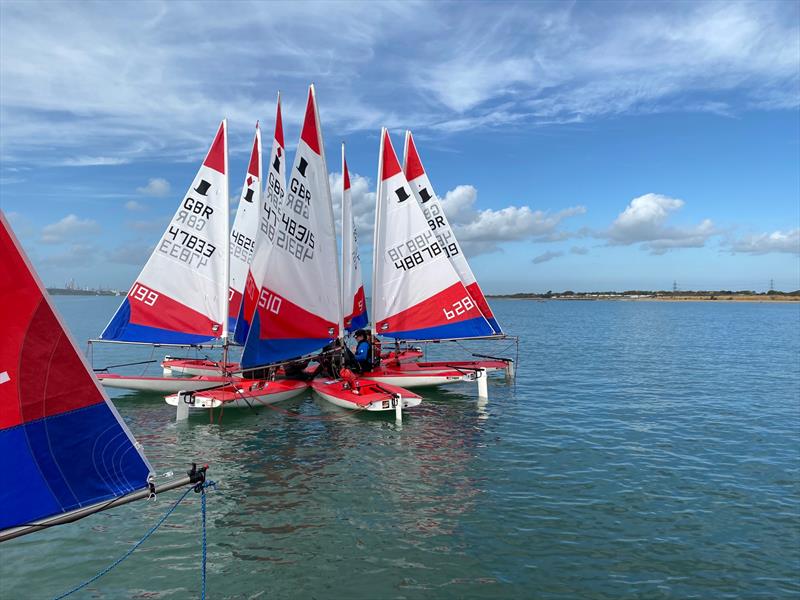 2022 Topper End of Season Championships at Warsash photo copyright Roger Cerrato taken at Warsash Sailing Club and featuring the Topper class