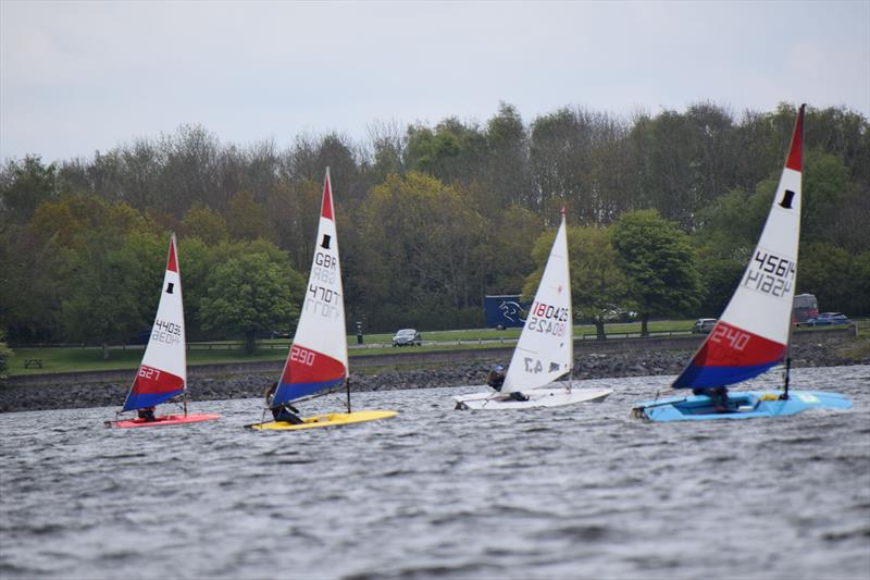 Derbyshire Youth Sailing at Burton photo copyright Stephen Molloy taken at Burton Sailing Club and featuring the Topper class