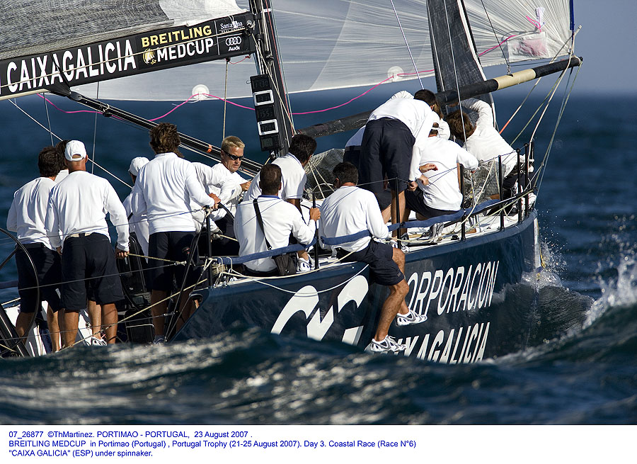 Day 3 of the Breitling Medcup Portugal Trophy photo copyright Thierry Martinez / www.thmartinez.com taken at  and featuring the TP52 class