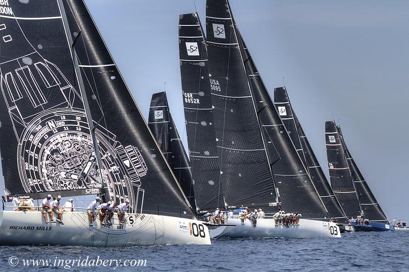 TP52 SUPER SERIES in Porto Cervo day 3 photo copyright Ingrid Abery / www.ingridabery.com taken at Yacht Club Costa Smeralda and featuring the TP52 class