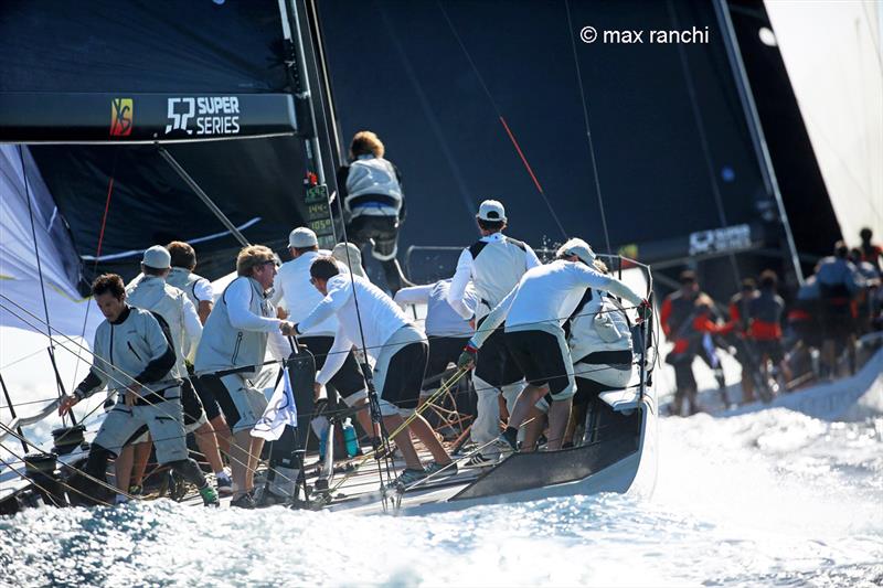 Audi 52 Super Series Sailing Week Porto Cervo day 2 photo copyright Max Ranchi / www.maxranchi.com taken at Yacht Club Costa Smeralda and featuring the TP52 class