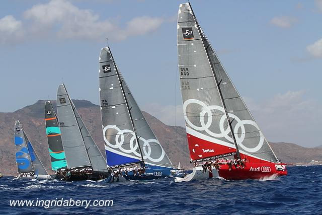 The Audi MedCup Region of Murcia, Cartagena Trophy day 4 photo copyright Ingrid Abery / www.hotcapers.com taken at  and featuring the TP52 class