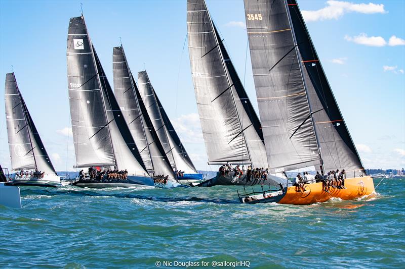 TP52s are an epic sight on SailFest Newcastle Regatta and Australian Yachting Championships Day 2 photo copyright Nic Douglass for @sailorgirlHQ taken at Newcastle Cruising Yacht Club and featuring the TP52 class