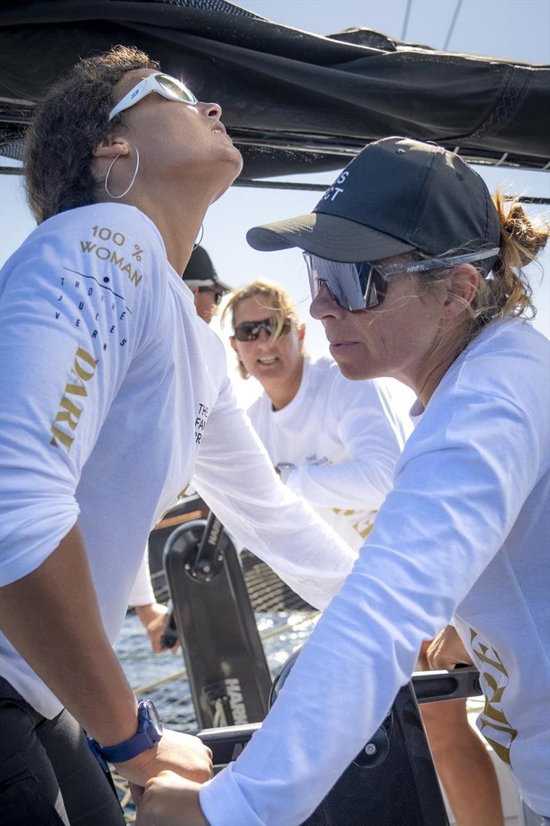 The Famous Project, led by Alexia Barrier and co-skipper Dee Caffari, aims to break the record for the fastest circumnavigation of the planet, and set a world-first record for an all-female crew photo copyright The Famous Project taken at  and featuring the Trimaran class