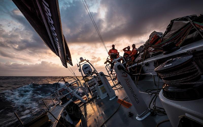Race through the night with Mantagua Racing Lights photo copyright Amory Ross / Team Alvimedica / Volvo Ocean Race taken at  and featuring the  class