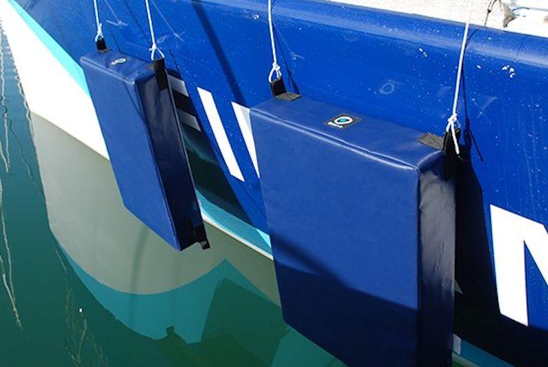 Finding popularity in race boat world, there are an increasing number of flat fender options available on the market photo copyright Outils Ocean taken at  and featuring the  class