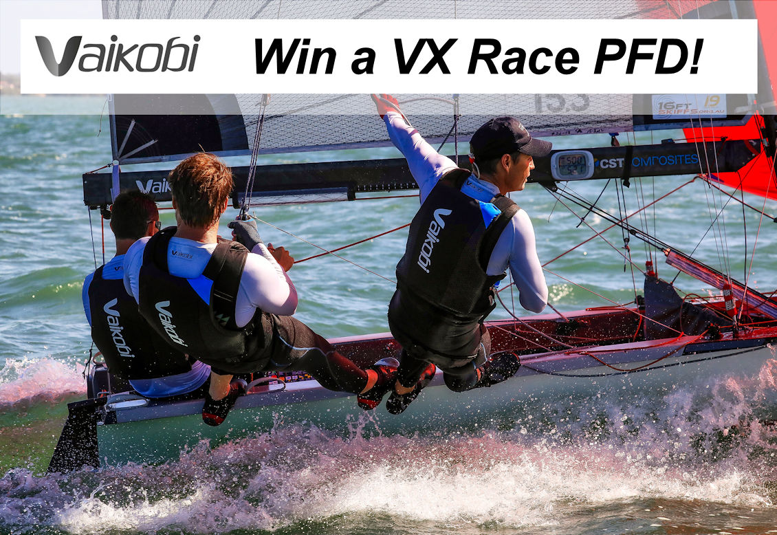 Win a Vaikobi VX Race PFD photo copyright Vaikobi taken at  and featuring the  class