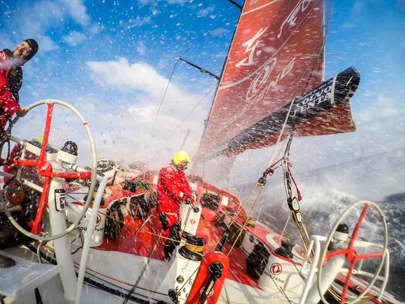 Tough conditions during Leg 4 of the Volvo Ocean Race photo copyright Sam Greenfield / Dongfeng Race Team / Volvo Ocean Race taken at  and featuring the Volvo One-Design class