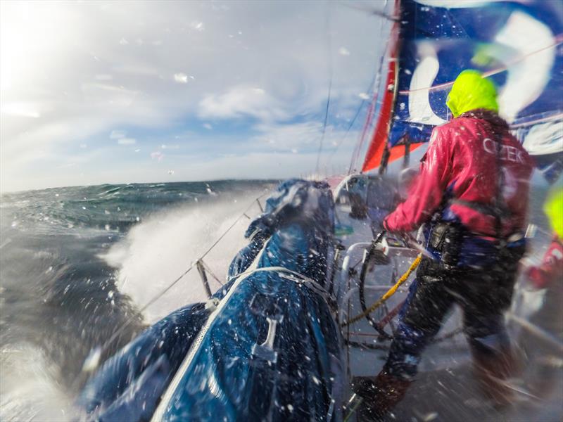 A sprint to the finish in Volvo Ocean Race Leg 5 photo copyright Anna-Lena Elled / Team SCA / Volvo Ocean Race taken at  and featuring the Volvo One-Design class