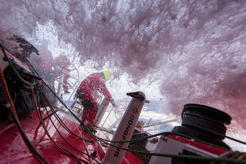 Volvo Ocean Race Leg 6 nears its conclusion photo copyright Sam Greenfield / Dongfeng Race Team / Volvo Ocean Race taken at  and featuring the Volvo One-Design class