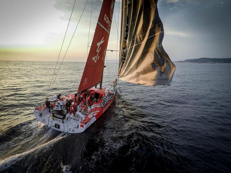Volvo Ocean Race Race 8 action photo copyright Yann Riou / Dongfeng Race Team / Volvo Ocean Race taken at  and featuring the Volvo One-Design class