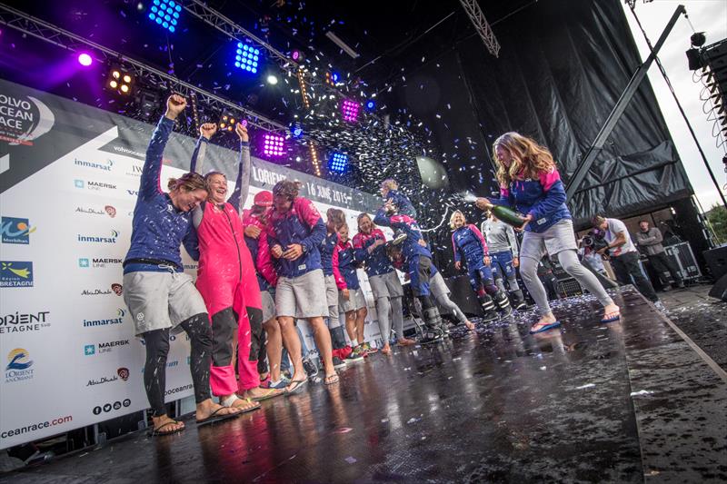 Team SCA win Volvo Ocean Race Leg 8 photo copyright Marc Bow / Volvo Ocean Rac taken at  and featuring the Volvo One-Design class