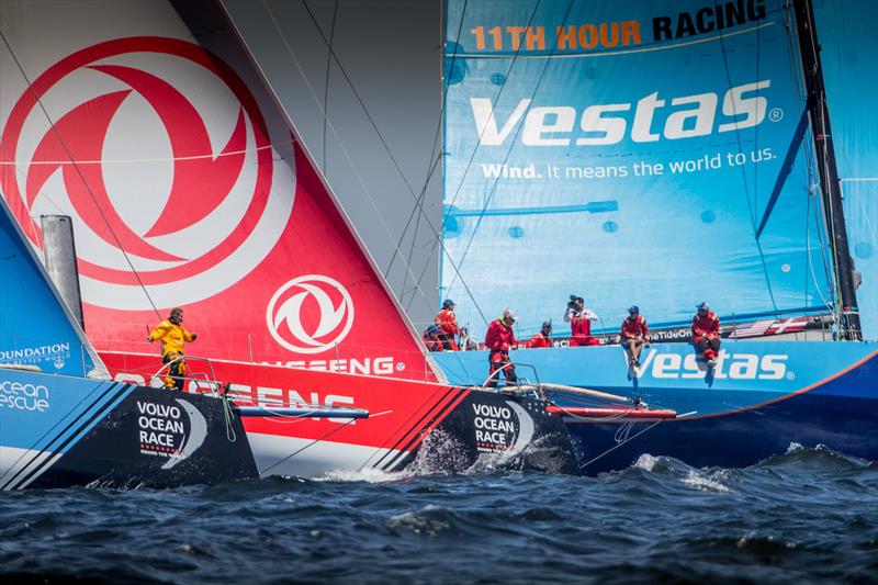 Dongfeng Race Team win the Volvo Ocean Race Cape Town In-Port Race - photo © Eloi Stichelbaut / Dongfeng Race Team