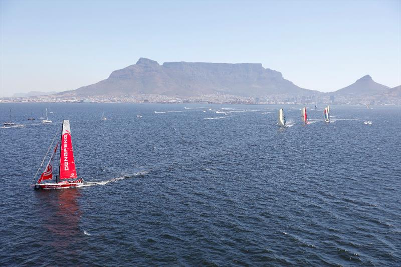 Dongfeng Race Team win the Volvo Ocean Race Cape Town In-Port Race - photo © Eloi Stichelbaut / Dongfeng Race Team