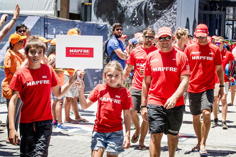 MAPFRE finish second in the Volvo Ocean Race Cape Town In-Port Race - photo © Maria Muina / MAPFRE