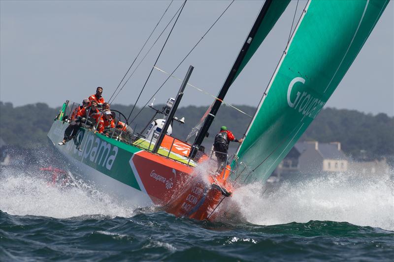 Volvo Ocean Race Bretagne In-Port Race photo copyright Ian Roman / Volvo Ocean Race taken at  and featuring the Volvo 70 class