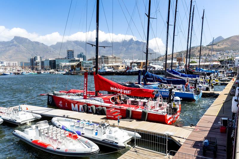 Volvo Ocean Race - Cape Town Stopover.Leg 3 - race fleet faces strong winds for the first week photo copyright Maria Muina / Volvo Ocean Race taken at Royal Cape Yacht Club and featuring the Volvo 70 class