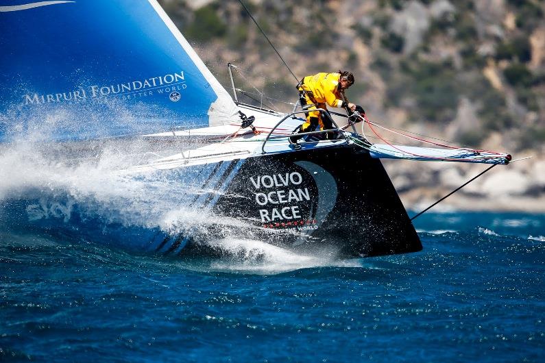 Leg 3, Cape Town to Melbourne start – Volvo Ocean Race photo copyright Pedro Martinez / Volvo Ocean Race taken at  and featuring the Volvo One-Design class