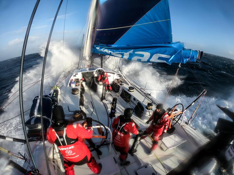 Leg 3, Day 5 - Volvo Ocean Race - Southern Ocean gale photo copyright Sam Greenfield / Volvo Ocean Race taken at  and featuring the Volvo One-Design class