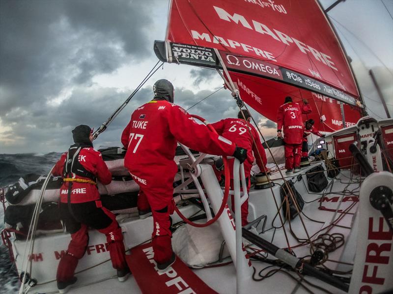Leg 3, Cape Town to Melbourne, day 03, Southern Ocean on board MAPFRE photo copyright Jen Edney / Volvo Ocean Race. 16 December taken at  and featuring the Volvo One-Design class