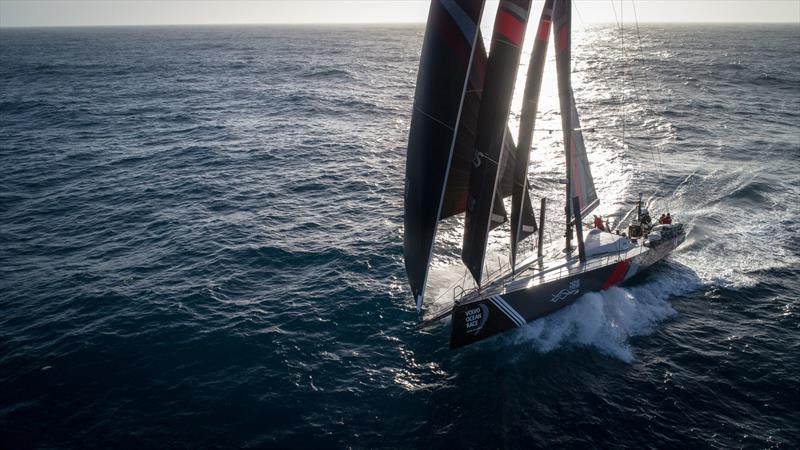 Leg 3, Cape Town to Melbourne, day 8, From above on board Sun Hung Kai / Scallywag photo copyright Konrad Frost / Volvo Ocean Race taken at  and featuring the Volvo One-Design class