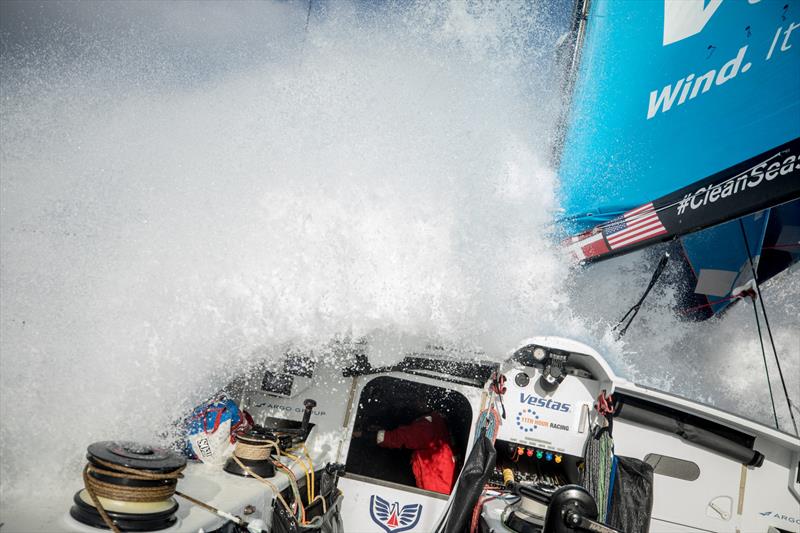 Leg 3, Cape Town to Melbourne, day 06, Heavy weather in the Southern Ocean on board Vestas 11th Hour. - photo © Sam Greenfield / Volvo Ocean Race
