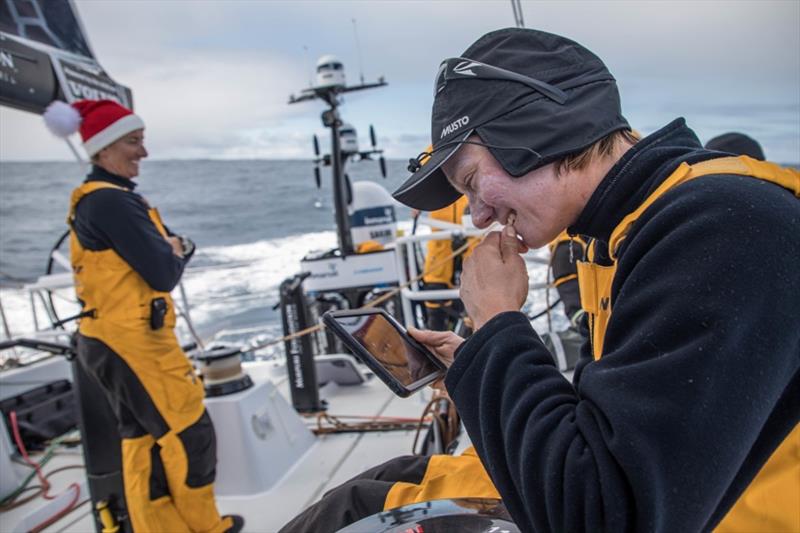 Leg 3, Cape Town to Melbourne, day 16, on board Turn the Tide on Plastic. - photo © Jeremie Lecaudey / Volvo Ocean Race