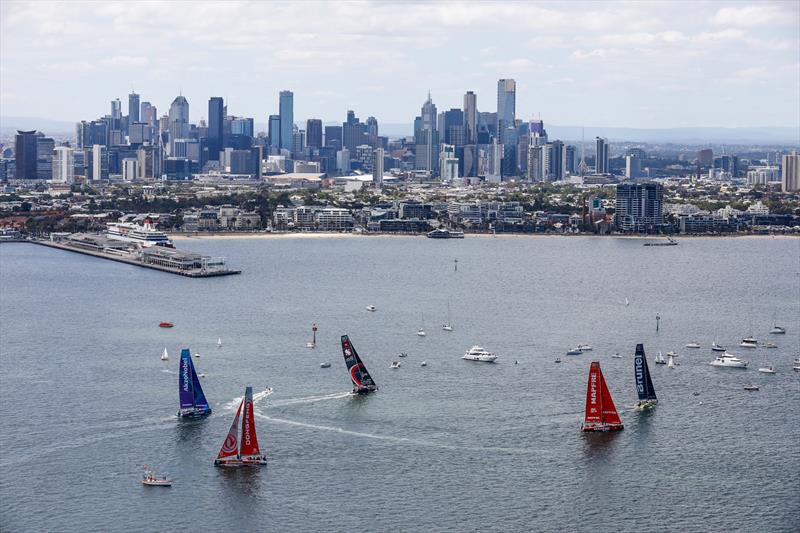 Leg 4, Melbourne to Hong Kong, start. - photo © Ainhoa Sanchez / Volvo Ocean Race